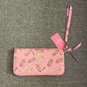 NWT Simply Southern Western Quilted Phone Wristlet